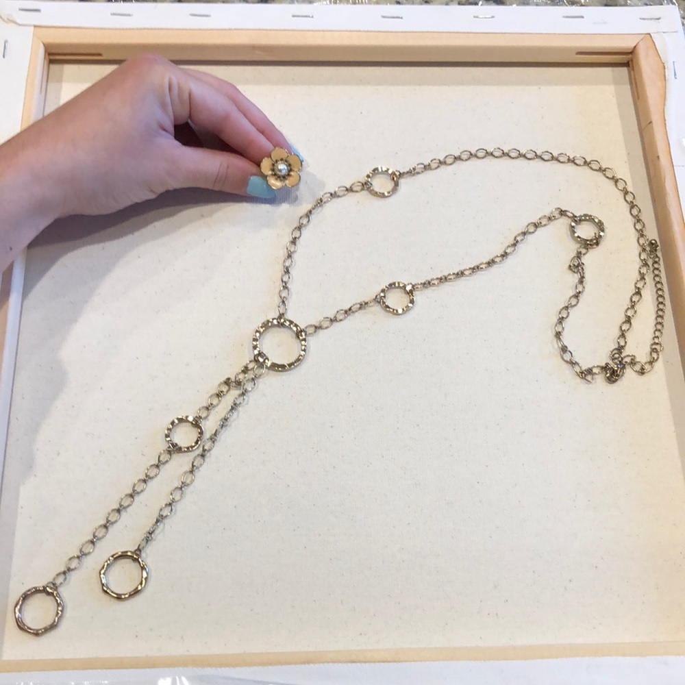 Statement necklace and ring